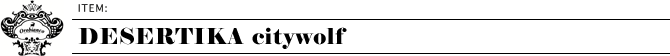 desertika CITYWOLF
