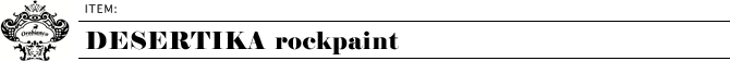 desertika ROCKPAINT
